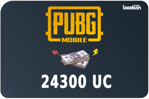 شدات ببجي موبايل 24300 شدة (كود فوري) - (18000+ Free6300uc